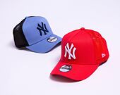 Dětská kšiltovka New Era 9FORTY Kids A-Frame Trucker MLB League Essential New York Yankees Lava Red 