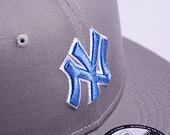 Kšiltovka New Era 9FIFTY MLB Outline New York Yankees Grey / Copen Blue