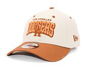 Kšiltovka New Era 9FORTY MLB White Crown Los Angeles Dodgers Off White / Caramel Brown