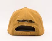 Kšiltovka Mitchell & Ness - Branded Pinscript Classic Red - Tan