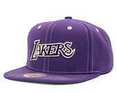 Kšiltovka Mitchell & Ness Contrast Natural Snapback Hwc Los Angeles Lakers Purple