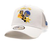 Kšiltovka New Era 9FORTY A-Frame Trucker NBA Golden State Warriors - White