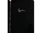 Mikina Karl Kani - Chest Signature Essential Zip Hoodie - Black