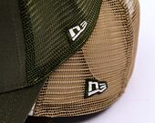 Kšiltovka New Era - Buffalo Patch Canvas 9FORTY Trucker - Stone / Brown