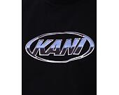 Triko Karl Kani - Woven Signature Chrome Logo Crop Tee - black