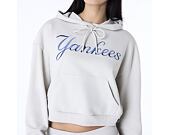 Dámská Mikina New Era - MLB Graphic Crop Hoodie - NY Yankees - Stone