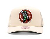 Kšiltovka Mitchell & Ness - Boston Celtics - Evergreen Trucker Hwc - Off White