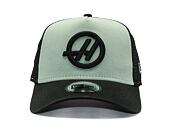 Kšiltovka New Era - F1 Seasonal 9FORTY Trucker - Haas Formula 1 - Black / Mint Green