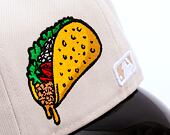 Kšiltovka New Era - MLB Food Icon 59FIFTY - LA Dodgers - Stone / White