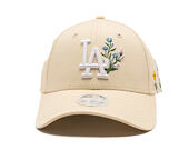 Dámská Kšiltovka New Era - MLB Floral Icon 9FORTY - LA Dodgers - Cream