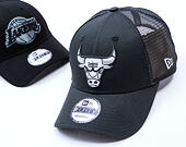 Kšiltovka New Era - NBA Homefield Trucker 9FORTY - Chicago Bulls - Grey