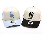 Kšiltovka New Era - MLB Mythical 9FORTY A-Frame - LA Dodgers - Ivory / Blue