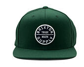 Kšiltovka Brixton - Oath Iii Snapback - Pine Needle/Pine Needle