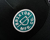 Kšiltovka Brixton - Crest C Mp Snapback - Black/Silver Pine