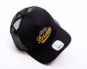 Kšiltovka Brixton - Postal C Netplus Mp Trucker Ha - Black/Black