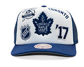 Kšiltovka Mitchell & Ness - Gridlock Trucker - Toronto Maple Leafs - White