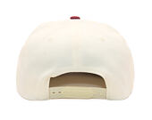 Kšiltovka Brixton - Crest C Mp Snapback - Port/Off White