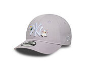 Dětská Kšiltovka New Era - MLB Fall Icons 9FORTY - NY Yankees - Lavender