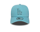 Kšiltovka New Era - MLB League Essential 9FORTY Trucker - LA Dodgers - Blue