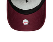 Kšiltovka New Era - MLB League Essential 9FORTY Trucker - LA Dodgers - Burgundy / White