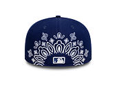 Kšiltovka New Era - MLB Paisley Bandana 59FIFTY - LA Dodgers - Dark Royal