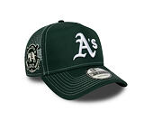Kšiltovka New Era - MLB Contrast Stitch WS Retro 9FORTY Trucker - Oakland Athletics - Dark Green