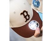 Kšiltovka New Era - MLB WS Patch Retro 9FORTY M-CROWN - Boston Red Sox - Cream / Auburn