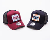 Kšiltovka New Era - Buffalo Patch 9FORTY Trucker - Burgundy / Muted Indigo