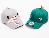 Dětská Kšiltovka New Era - Monster Face 9FORTY - Emerald Green