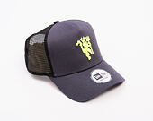 Kšiltovka New Era - Seasonal 9FORTY Trucker - Manchester United FC - Graphite / Cyber Yellow