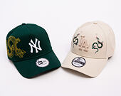 Kšiltovka New Era - MLB Snake Icon 9FORTY A-Frame - NY Yankees - Dark Green