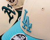 Kšiltovka New Era - MLB WS Patch Retro 9FORTY M-CROWN - LA Dodgers - Cream / Blue