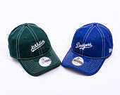 Kšiltovka New Era - MLB Contrast Stitch 9TWENTY - Oakland Athletics - Dark Green / White