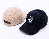 Kšiltovka New Era - MLB Borg Teddy Fleece 9FORTY - NY Yankees - Navy