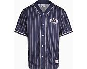 Dres Karl Kani - Kani Pinstripe Baseball Jersey - Blue