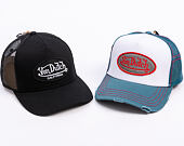 Kšiltovka Von Dutch - Trucker - Distressed White/Blue