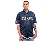Dres New Era - NBA Button Jersey Shirt - LA Lakers - Muted Indigo