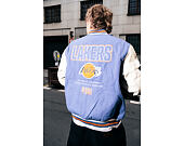 Bunda New Era - NBA Patch Varsity Jacket - LA Lakers - Muted Indigo