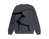 Svetr Rip N Dip - Fossil Mohair Knit Sweater - Charcoal