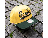 Kšiltovka Mitchell & Ness - Harvest Gold Pro Crown - Seattle Supersonics - Gold/Green
