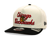 Kšiltovka New Era - NHL Chainstitch 9FIFTY A-Frame - Chicago Blackhawks - Chrome White