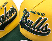 Kšiltovka Mitchell & Ness - Harvest Gold Pro Crown - Chicago Bulls - Gold/Green