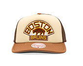 Kšiltovka Mitchell & Ness - NHL Vintage Block Trucker - Boston Bruins - Cream