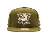 Kšiltovka Mitchell & Ness - NHL Fashion Basic Snapback Vntg - Anaheim Ducks - Olive