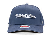 Kšiltovka Mitchell & Ness - Branded Script Stretch  - Periwinkle Blue