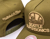 Kšiltovka Mitchell & Ness - NBA Fashion Basic Pro HWC - Seattle Supersonics - Olive