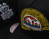 Kšiltovka Mitchell & Ness - NBA Tilted Pro Snapback Hwc - Denver Nuggets - Black