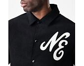 Bunda New Era - Branded Cord Coach Jacket - Black