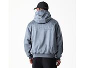 Bunda New Era - NBA Suede Hooded Jacket - Chicago Bulls - Grape