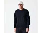 Triko New Era - Branded Longsleeve Waffle Tee - Black